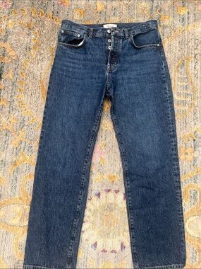 Madewell long line straight jean